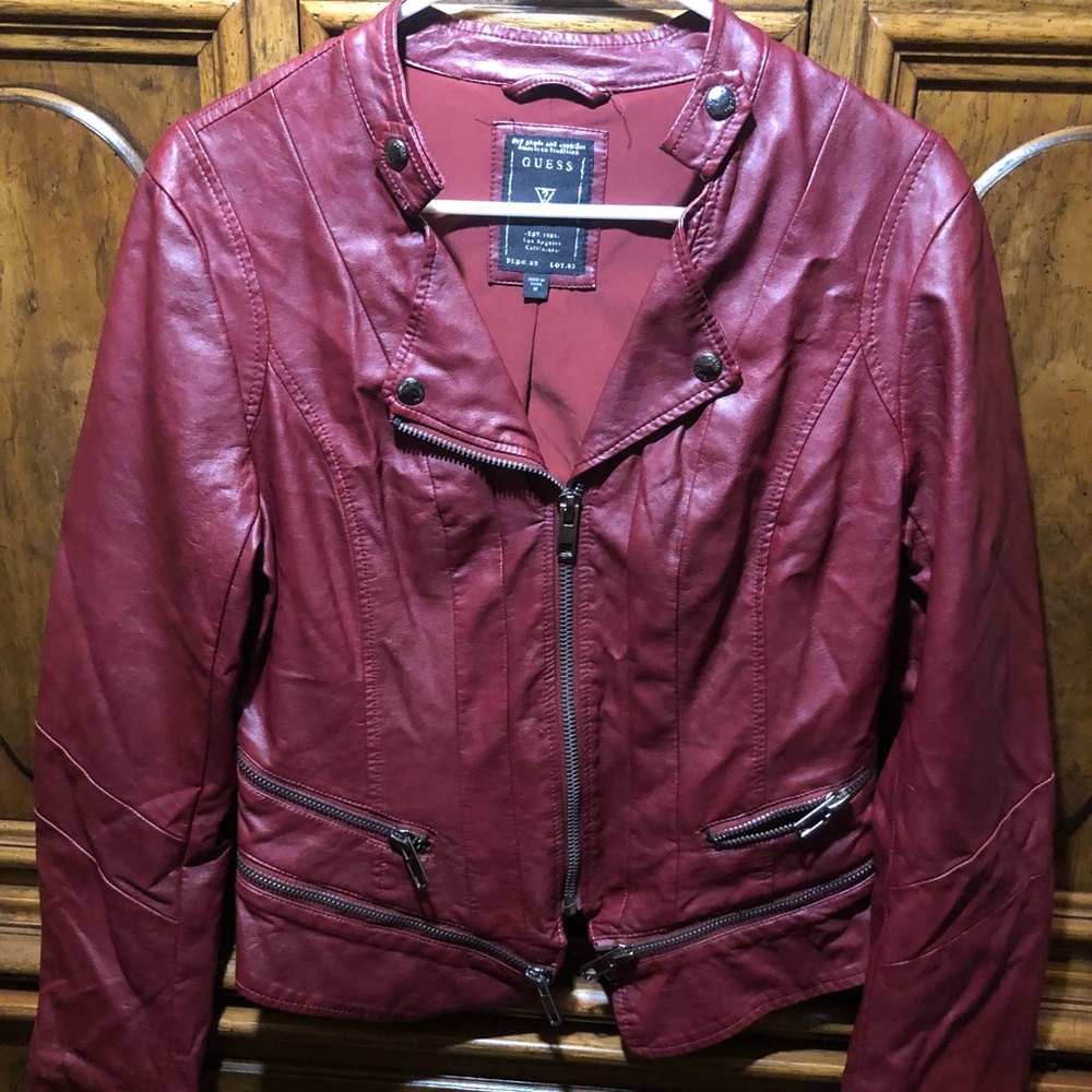 GUESS leather jacket